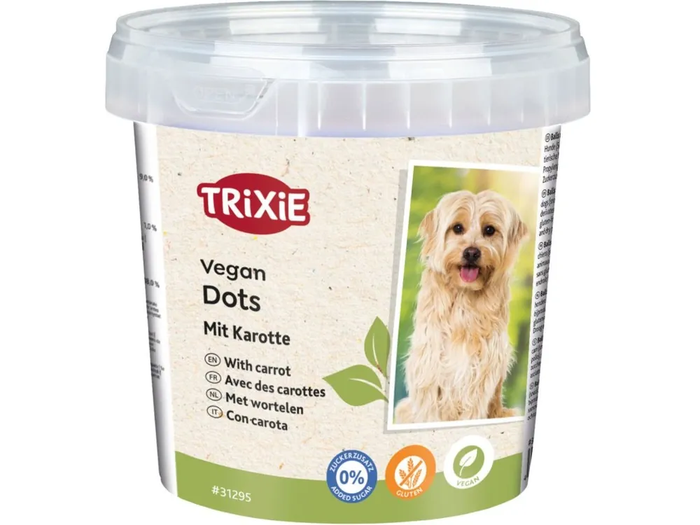 Vegan Dots, měkké mini válečky s mrkví, 200 g Koupit Online