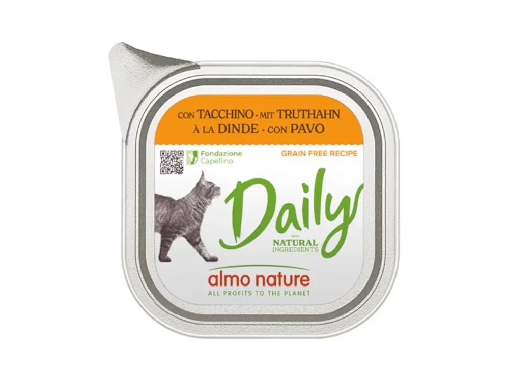 Nejlepší Volba Almo Nature Daily Menu Cat vanička krůta 100g