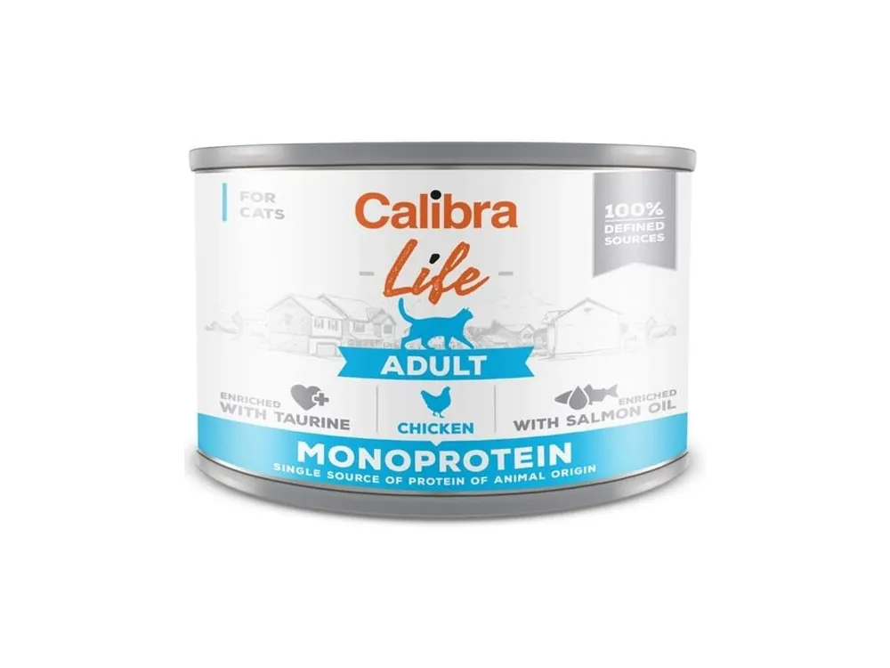 Aktuální Calibra Cat Life konzerva Adult Chicken 200g