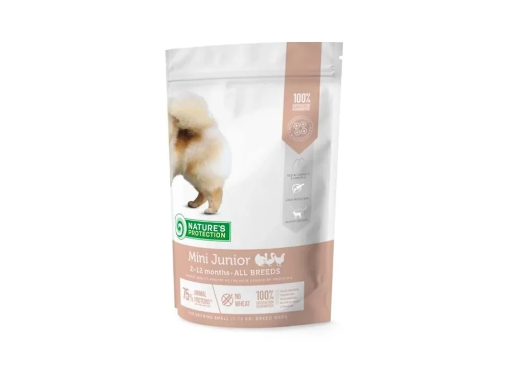 Finální Výprodej Nature‘s Protection Dog Dry Junior Mini 500 g
