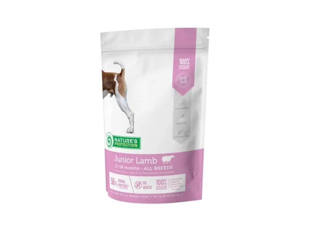 Nature‘s Protection Dog Dry Junior Lamb 500 g Akce