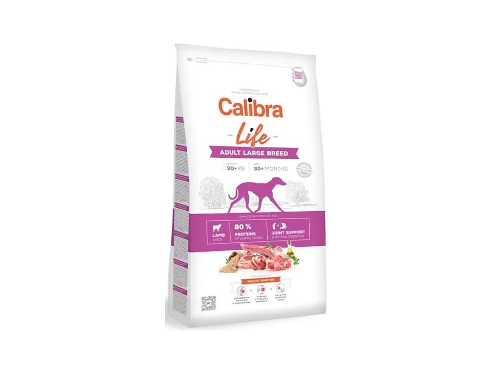 Calibra Dog Life Adult Large Breed Lamb 12 kg Zlevněný