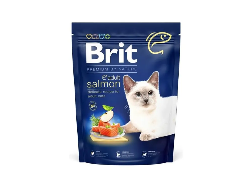 Vrácení Zdarma Brit Premium by Nature Cat Adult Salmon 300 g