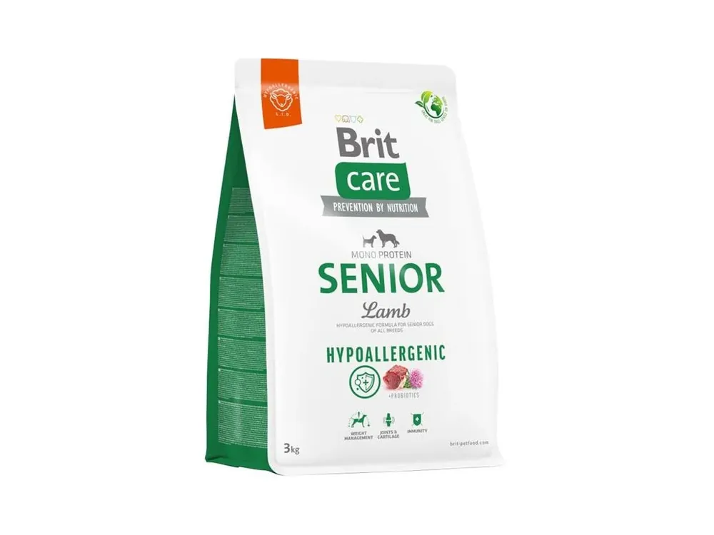 Brit Care Dog Hypoallergenic Senior Lamb 3 kg Speciální Cena