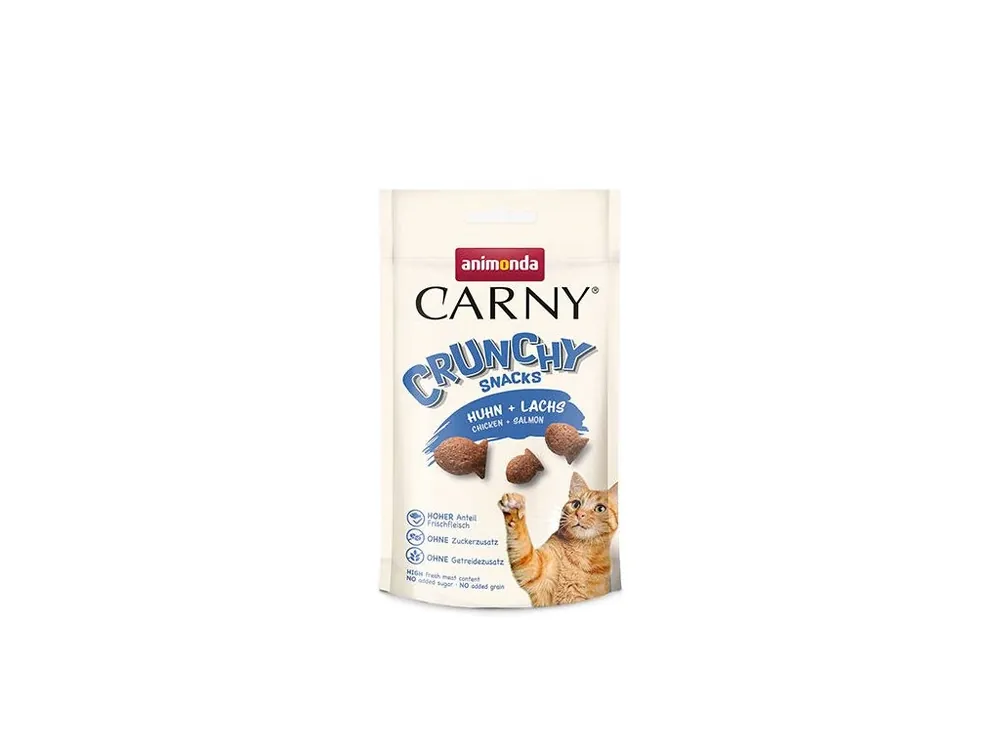 Finální Výprodej ANIMONDA Carny Crunchy Snacks - kuře + losos 50 g