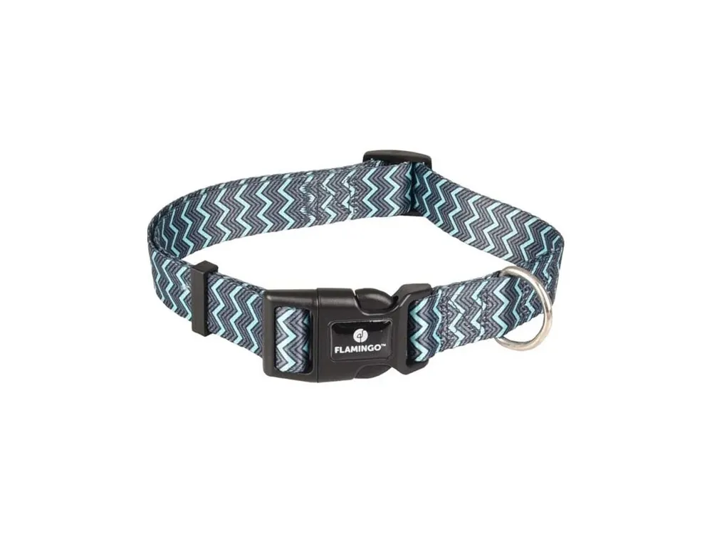 Vrácení Zdarma Obojek nylon Sinam šedý XS 1x20-35 cm Flamingo