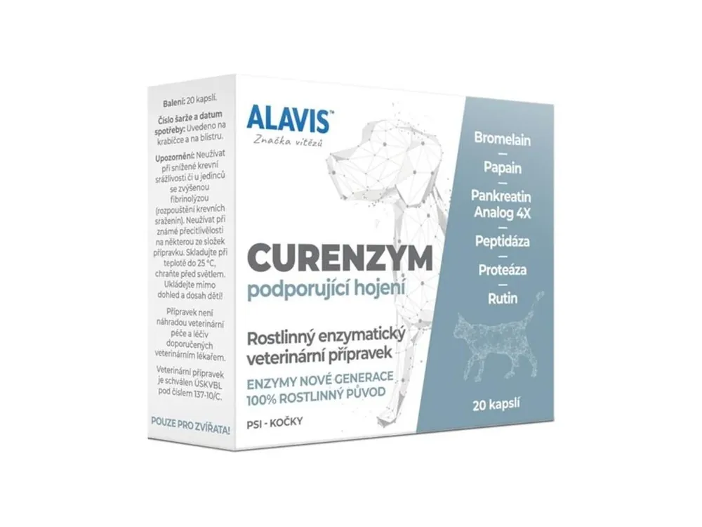 Kup Teď Alavis Curenzym podporující hojení (20 kapslí)