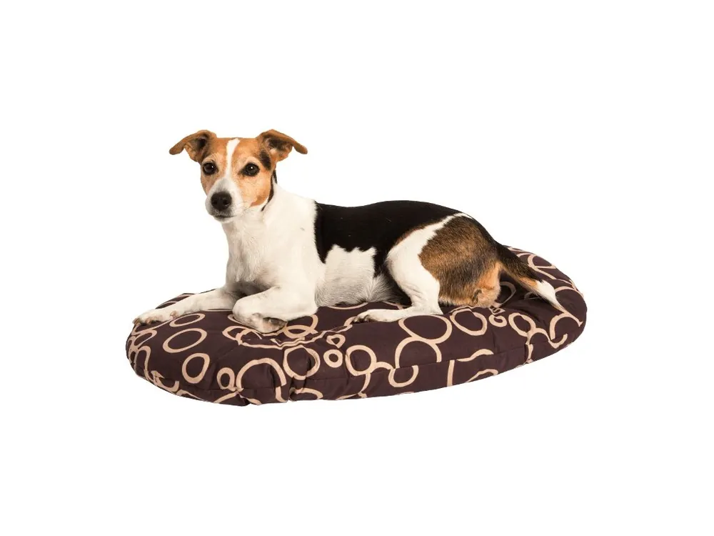 Polštář ovál bavlna Bednář hnědo/béžový 80 cm Top Prodej