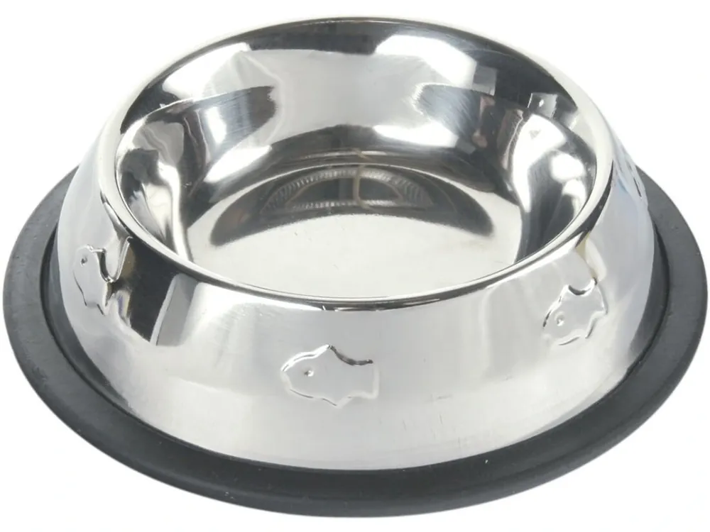 Miska nerez s gumou, motiv rybky 200ml/11cm Značkový