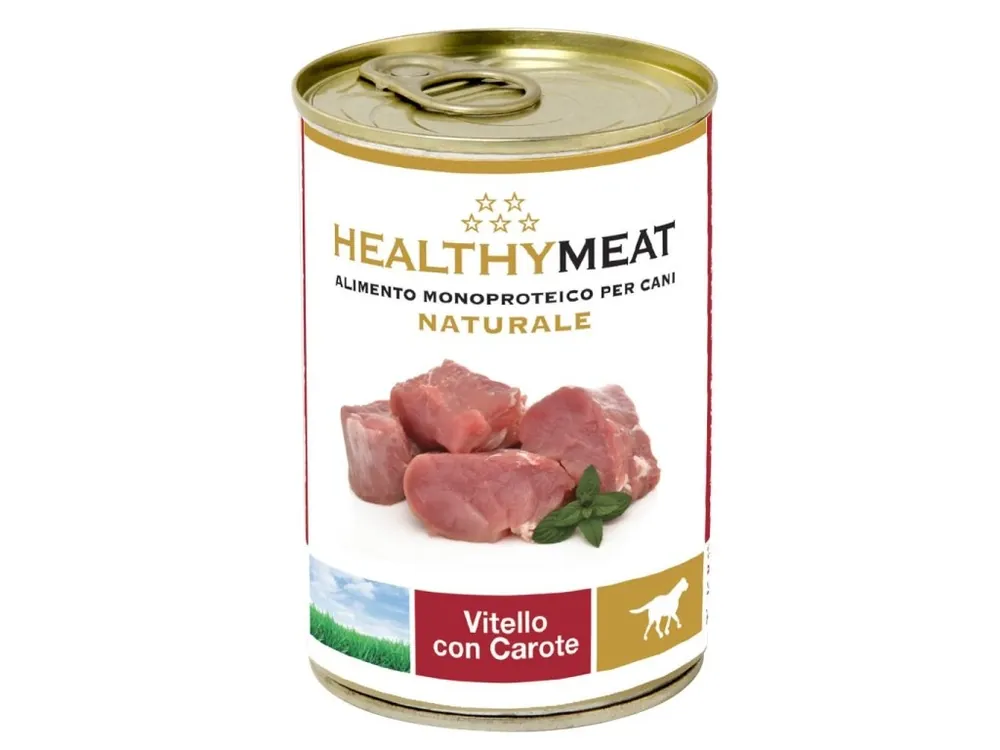 HEALTHYMEAT kousky telecího masa s mrkví 400g Vysoce Kvalitní