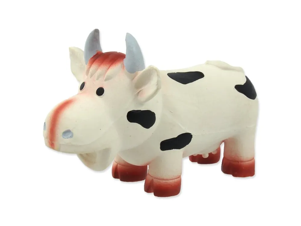 Hračka Dog Fantasy Latex Kráva se zvukem 18 cm Dokud Zásoby Vydrží