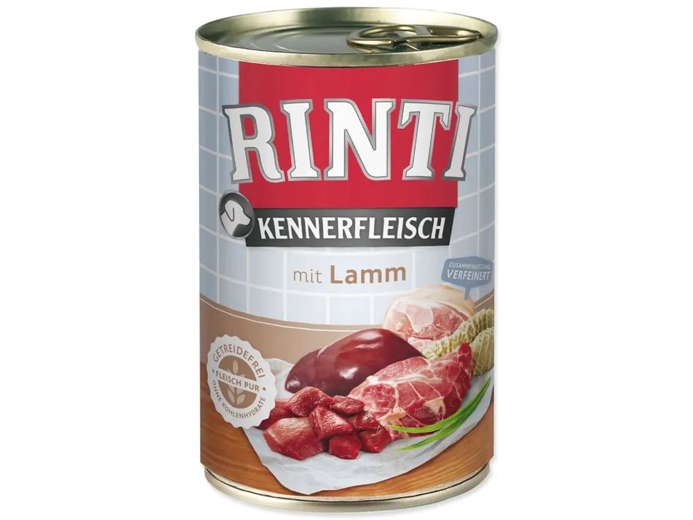 Akční Nabídka Konzerva Rinti Kennerfleisch Adult jehně 400 g