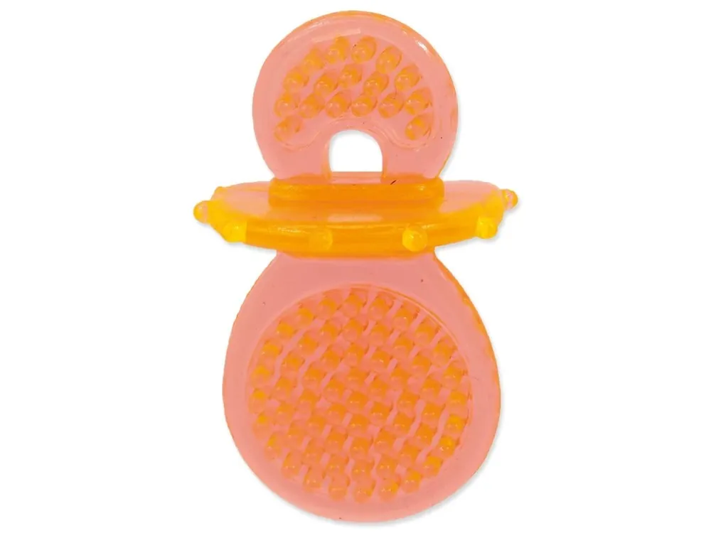 Hračka Dog Fantasy dudlík gumový oranžový 8 cm Odeslání Ihned