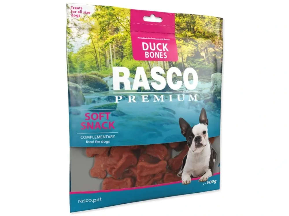 Pochoutka Rasco Premium kachna, kostičky 500 g Zlevněný