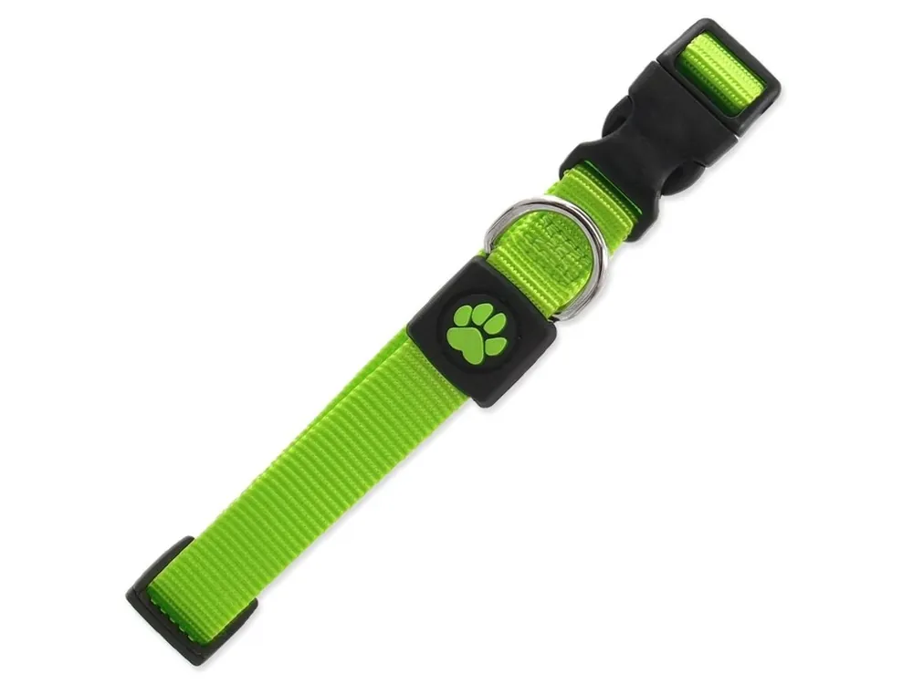 Víkendová Akce Obojek Active Dog Premium M limetka 2x34-49cm
