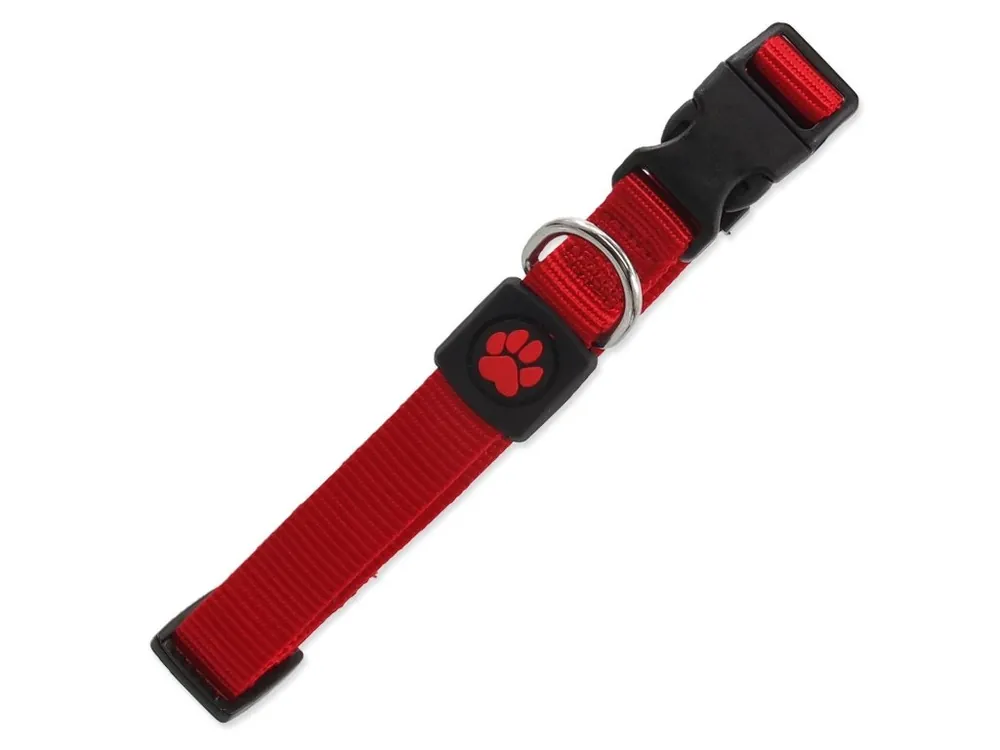 Obojek Active Dog Premium M červený 2x34-49cm Originální