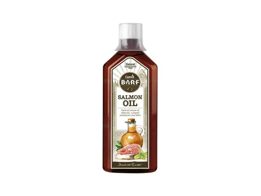 Vrácení Zdarma Canvit BARF Salmon Oil 0,5 l (lososový olej)
