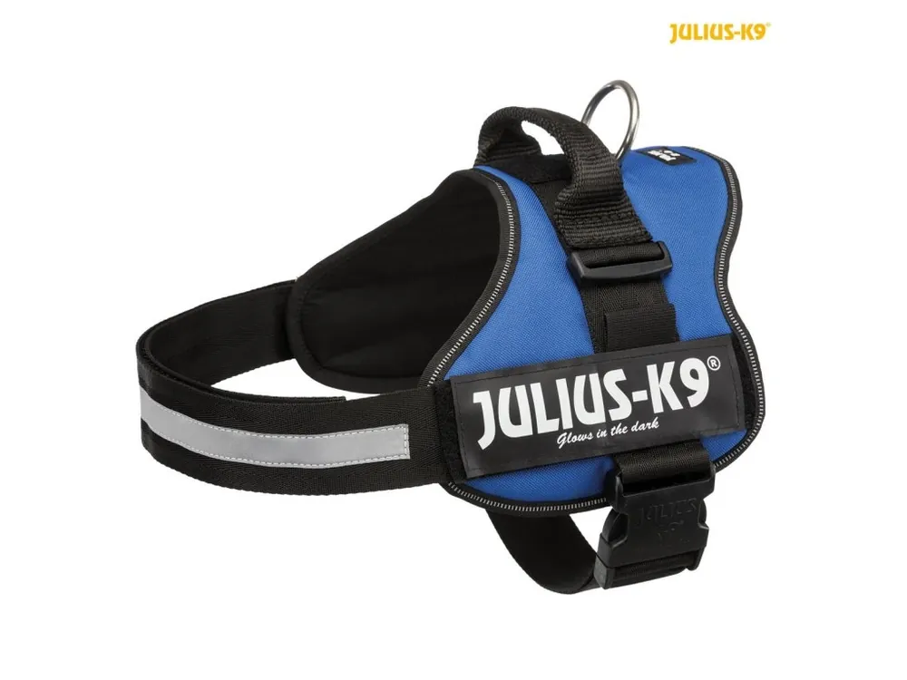 Julius-K9 silový postroj 3/XL 82-116 cm, - modrá Super Cena