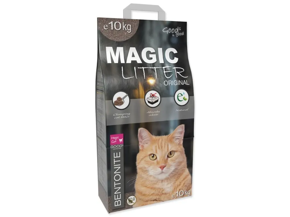 Kočkolit Magic Litter Bentonite Original 10 kg Zlevněný