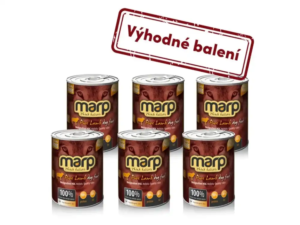 Objednat Nyní Marp Lamb konzerva pro psy s jehněčím 6x400g