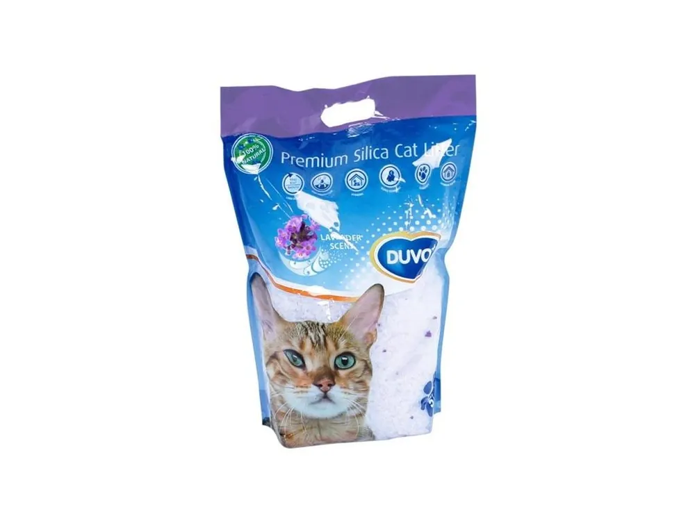 Podestýlka Cat silikagel Duvo+ levandule 5 l Nejlepší Cena