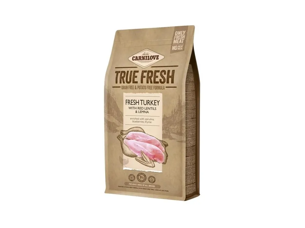 Cenově Výhodný Carnilove Dog True Fresh Adult Turkey 1,4 kg