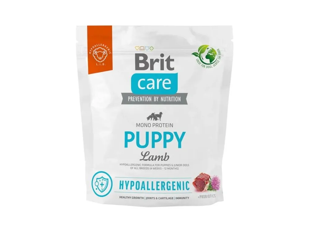 Brit Care Dog Hypoallergenic Puppy Lamb 1 kg Časově Omezené