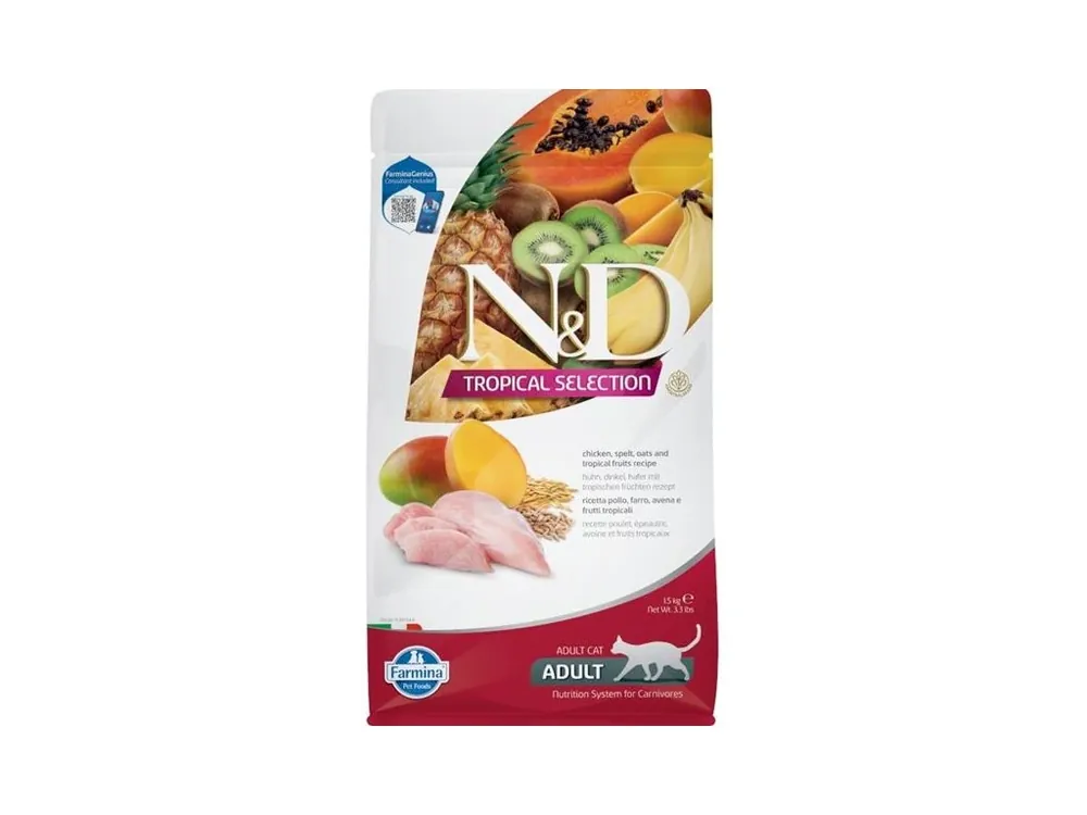 N&D TROPICAL SELECTION Cat LG Chicken 1,5 kg Cenový Hit