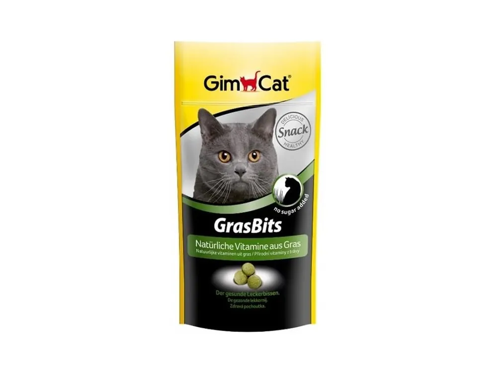 Aktuální Gimcat Tablety GrasBits s kočičí trávou 40 g