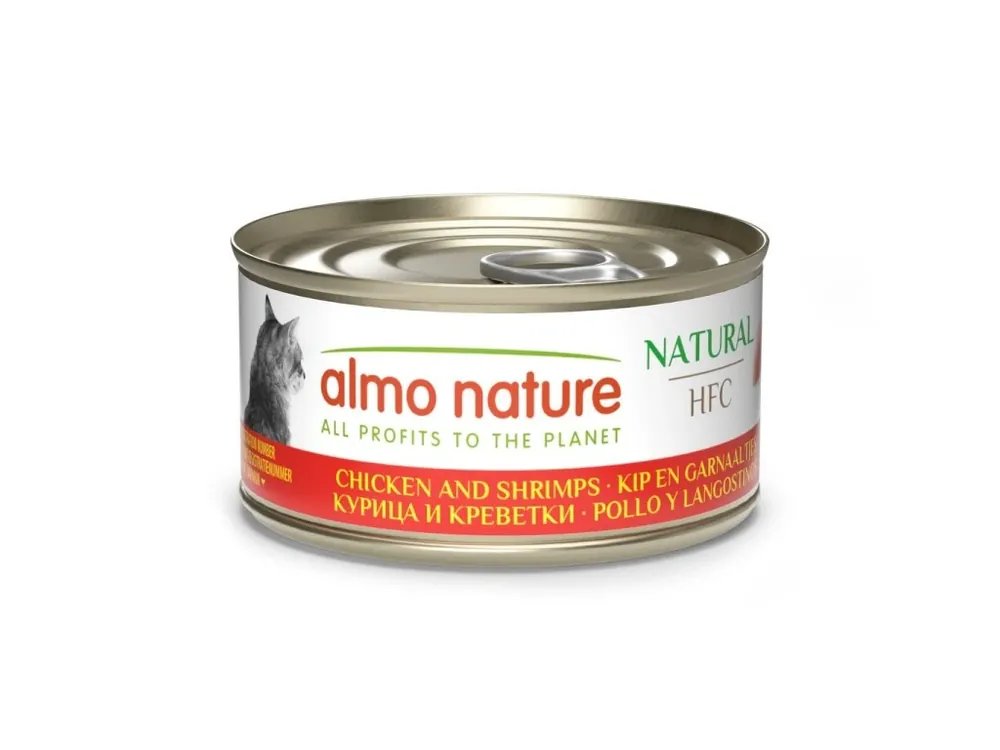 Aktuální Almo Nature HFC Natural - Kuře a krevety 70 g