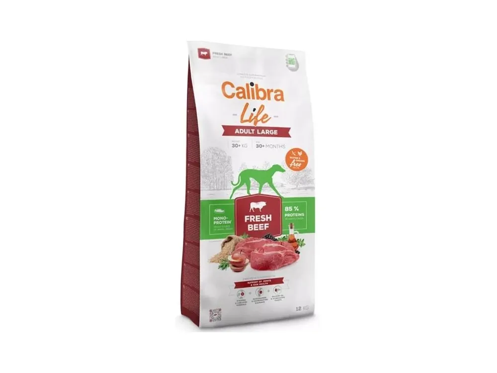 Rychlé Dodání Calibra Dog Life Adult Large Fresh Beef 12 kg