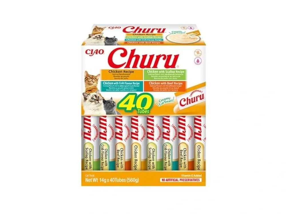 Objednat Nyní Inaba Churu cat snack kuře multipack 40x14 g