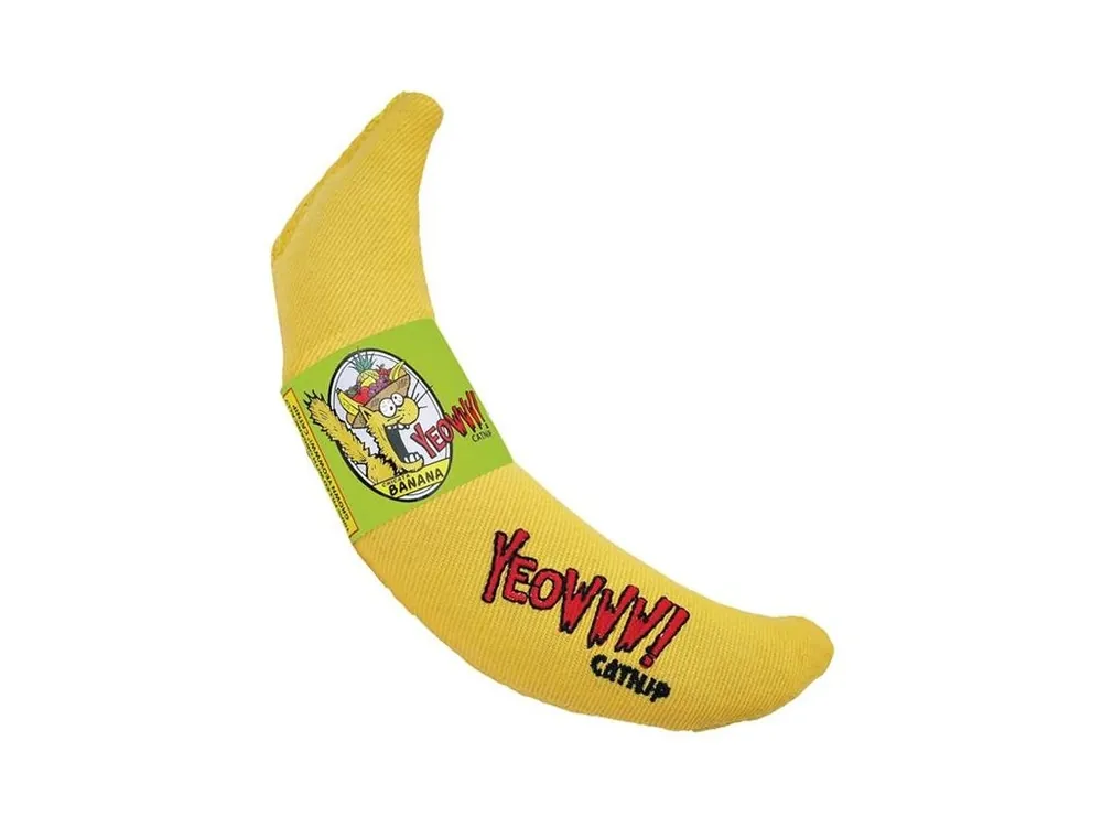 Hračka cat Yeowww banan s catnipem RW 17,5 cm Jen Po Omezenou Doba