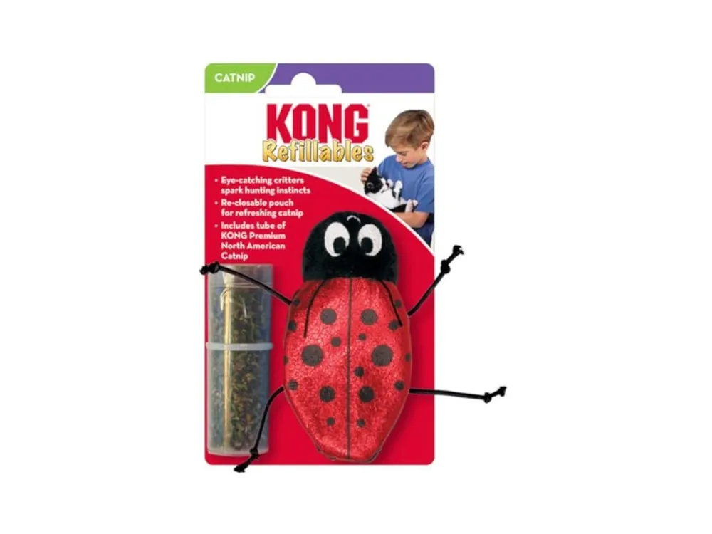 Pouze Dnes Hračka cat KONG Refillables Ladybug (Beruška)