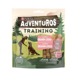 Adventuros snack dog - Training Salmon 115 g Poslední Šance