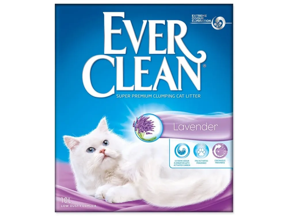 Kočkolit Ever Clean Lavender, hrudkující 10l Ihned K Objednání