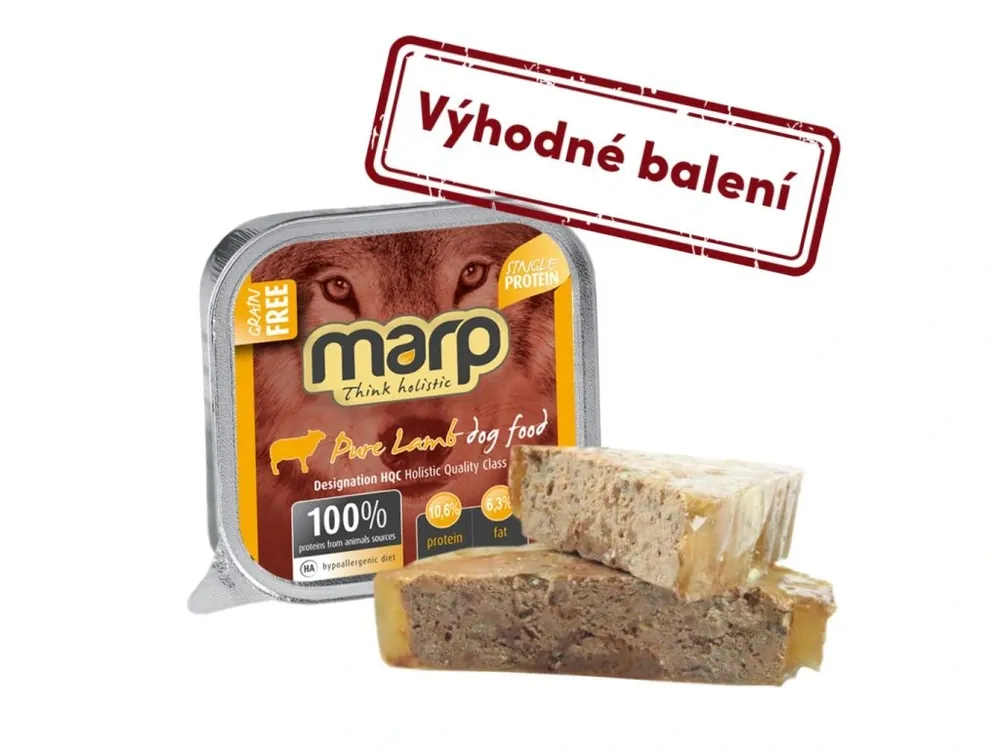 Marp Lamb vanička pro psy s jehněčím 16 x 100 g Jen Po Omezenou Doba