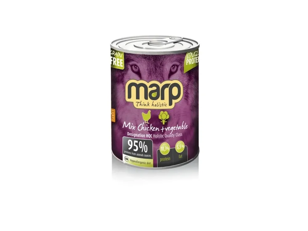 Marp Mix konzerva pro psy kuře+zelenina 400 g Sezónní Sleva