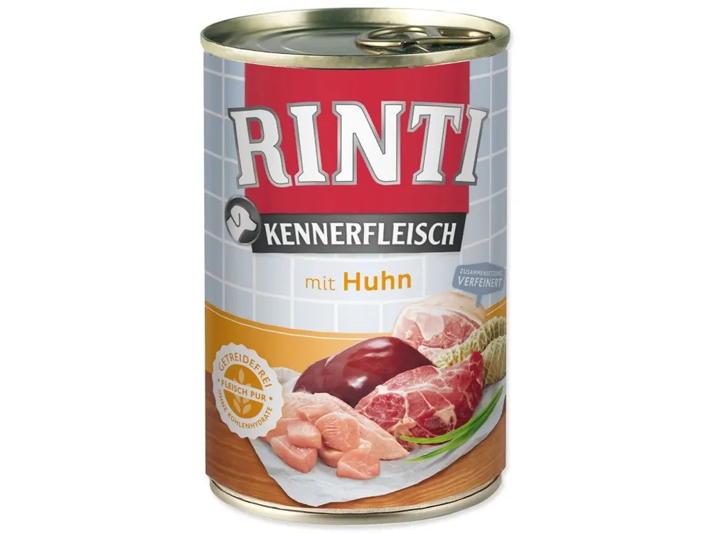 Konzerva Rinti Kennerfleisch Adult kuře 400 g Akce