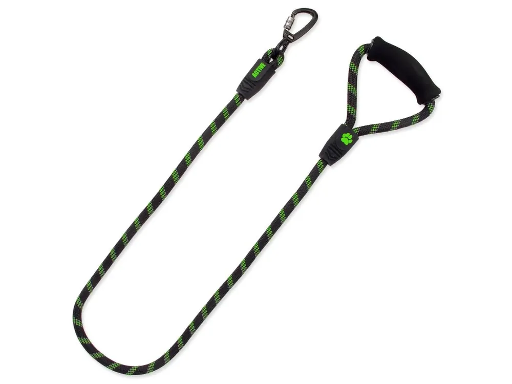 Vodítko Active Dog Sport L limetka 1,3x120cm Top Prodej