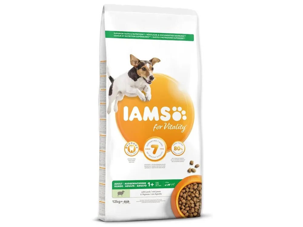 Přímo Od Výrobce Krmivo IAMS Dog Adult Small & Medium Lamb 12 kg