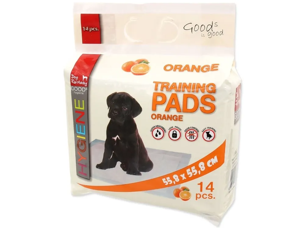 Nová Kolekce Podložka Dog Fantasy Orange 55,8x55,8 cm (14 ks)