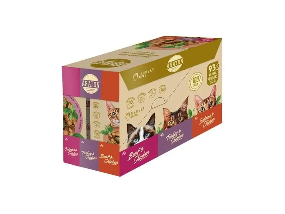 Odeslání Ihned Araton Cat kapsička Adult Maxipack 12 x 85 g