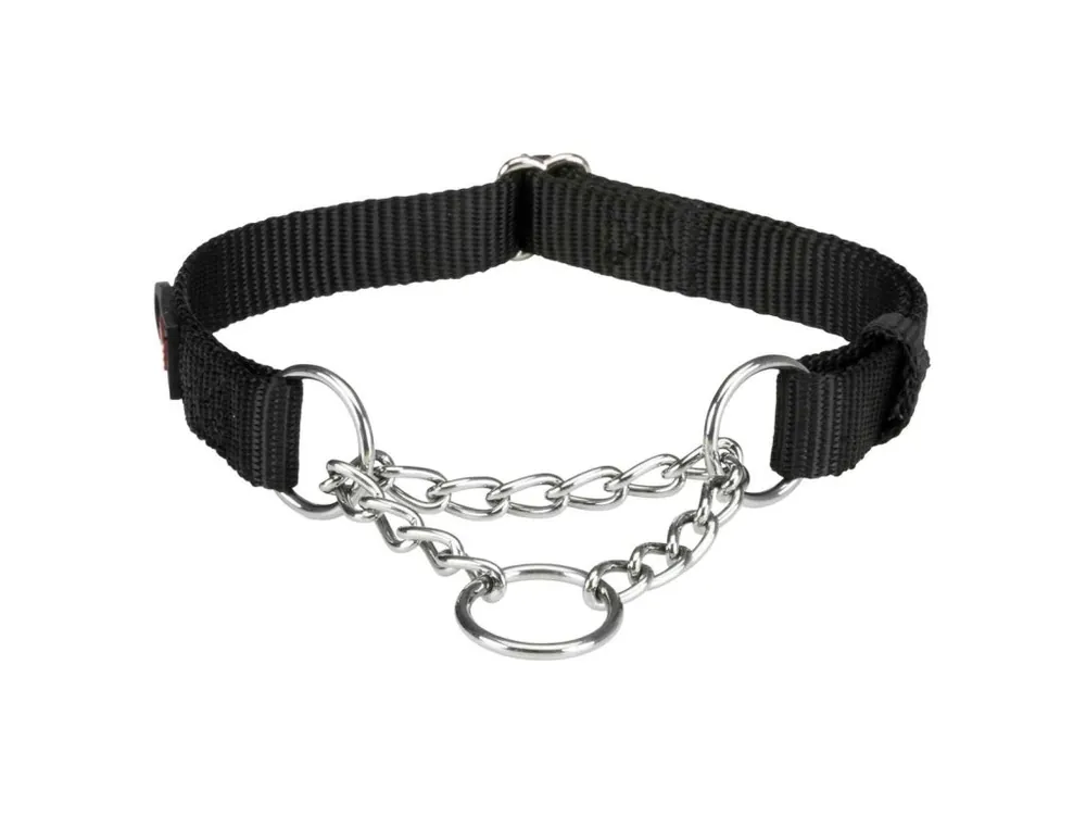 Nejprodávanější Nylonový polostahovací obojek PREMIUM - černá