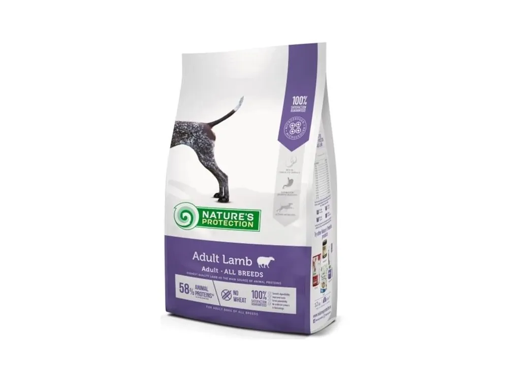 Koupit Online Nature‘s Protection Dog Dry Adult Lamb 4 kg