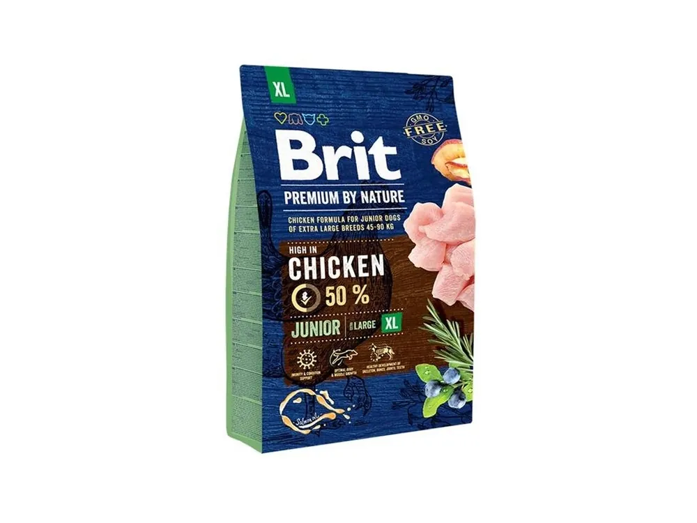Jen Po Omezenou Doba Brit Premium by Nature Dog Junior (XL) 3 kg