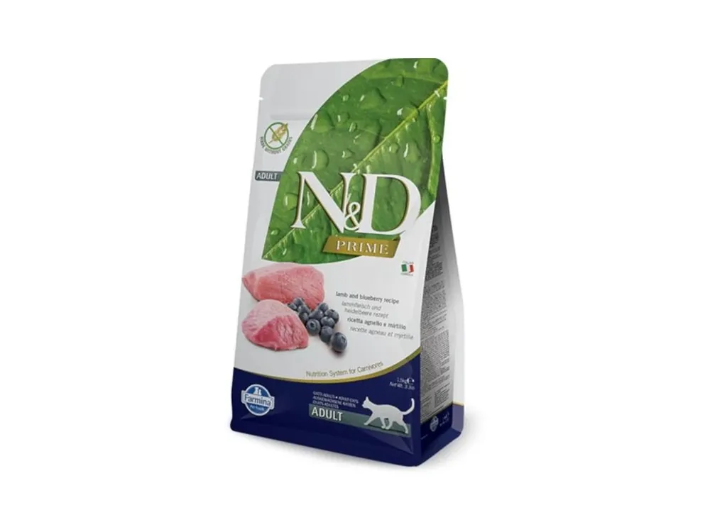 N&D PRIME Cat GF Lamb & Blueberry Adult 10 kg Hit Sezóny