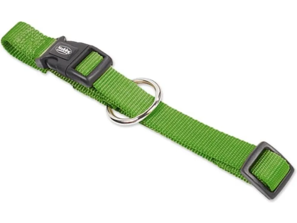 Top Prodej Obojek nylon classic 1x13-20 cm Nobby zelený