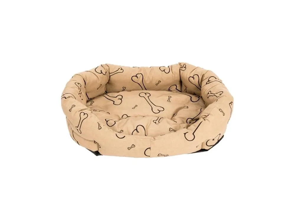 Pelech 8 hran bavlna Kost béžovo/černý 60 cm Víkendová Akce