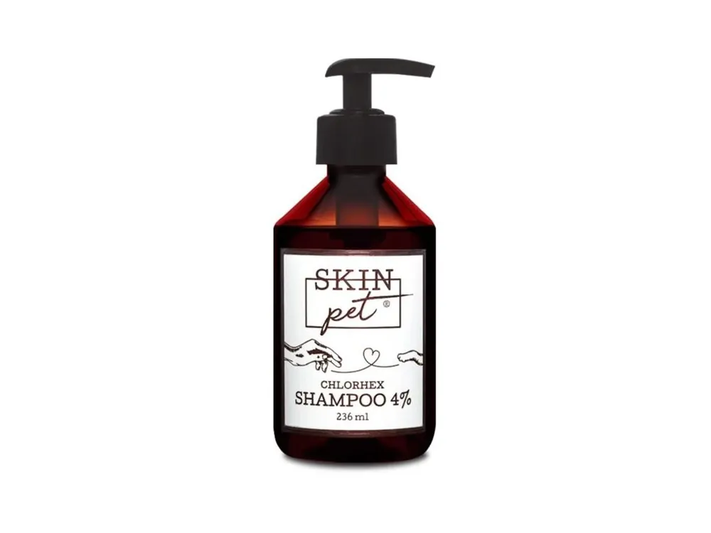 Novinka SkinPET Chlorhex Shampoo 4,0%, šampon, 236 ml